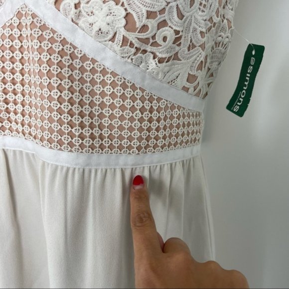 THEORY Melaena Ivory Elevate Crepe Dress NWT 8 - Picture 8 of 15